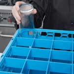 Carlisle RG36-214 OptiClean 36 Compartment Glass Rack with 2 Extenders Carlisle RG36-214 OptiClean 36 Compartment Glass Rack with 2 Extenders