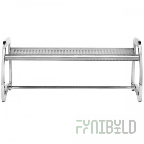 Commercial Zone 725329 Skyline Series 6' Stainless Steel Indoor / Outdoor Bench