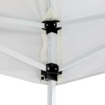 Backyard Pro Courtyard Series 10' x 15' White Straight Leg Regular-Duty Steel Instant Pop-Up Canopy Tent Backyard Pro Courtyard Series 10' x 15' White Straight Leg Regular-Duty Steel Instant Pop-Up Canopy Tent