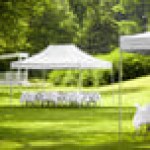 Backyard Pro Courtyard Series 10' x 15' White Straight Leg Regular-Duty Steel Instant Pop-Up Canopy Tent Backyard Pro Courtyard Series 10' x 15' White Straight Leg Regular-Duty Steel Instant Pop-Up Canopy Tent