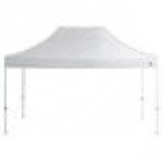 Backyard Pro Courtyard Series 10' x 15' White Straight Leg Regular-Duty Steel Instant Pop-Up Canopy Tent Backyard Pro Courtyard Series 10' x 15' White Straight Leg Regular-Duty Steel Instant Pop-Up Canopy Tent