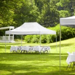 Backyard Pro Courtyard Series 10' x 15' White Straight Leg Regular-Duty Steel Instant Pop-Up Canopy Tent Backyard Pro Courtyard Series 10' x 15' White Straight Leg Regular-Duty Steel Instant Pop-Up Canopy Tent