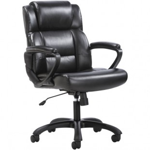 HON Sadie Black Fixed Arm Mid-Back Executive Chair