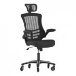 Flash Furniture Kelista Blue Mesh Mid-Back Swivel Ergonomic Office Chair / Task Chair with White Frame, Flip-Up Arms, and Roller Wheels Flash Furniture Kelista Blue Mesh Mid-Back Swivel Ergonomic Office Chair / Task Chair with White Frame, Flip-Up Arms, and Roller Wheels