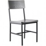 BFM Seating Memphis Sand Black Customizable Steel Side Chair with Natural Ash Wooden Back and Seat BFM Seating Memphis Sand Black Customizable Steel Side Chair with Natural Ash Wooden Back and Seat