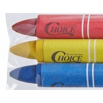 Choice 3 Pack Triangular Kids' Restaurant Crayons in Cello Wrap - 500/Case Choice 3 Pack Triangular Kids' Restaurant Crayons in Cello Wrap - 500/Case