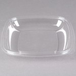 Sabert 52900B150 Bowl2 Clear Dome Lid for 64 oz. Square Bowls - 150/Case