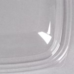 Sabert 52900B150 Bowl2 Clear Dome Lid for 64 oz. Square Bowls - 150/Case
