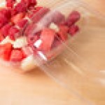 Sabert 52900B150 Bowl2 Clear Dome Lid for 64 oz. Square Bowls - 150/Case