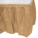 Creative Converting 663276B Glittering Gold 2-Ply 1/4 Fold Luncheon Napkin - 600/Case