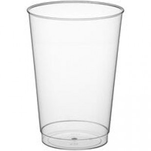 Fineline Renaissance 2412-CL 12 oz. Clear Hard Plastic Crystal Tumbler - 20/Pack