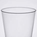 Fineline 407-CL Savvi Serve 7 oz. Tall Clear Hard Plastic Tumbler - 500/Case Fineline 407-CL Savvi Serve 7 oz. Tall Clear Hard Plastic Tumbler - 500/Case