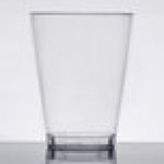 Fineline 407-CL Savvi Serve 7 oz. Tall Clear Hard Plastic Tumbler - 500/Case Fineline 407-CL Savvi Serve 7 oz. Tall Clear Hard Plastic Tumbler - 500/Case