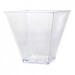Fineline Tiny Temptations 6413-CL 2 oz. Tiny Barware Clear Cordial Plastic Shot Glass - 200/Case