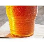 Choice Heavy Duty 32 oz. Pedestal Heavy Weight Clear PET Plastic Cold Cup - 500/Case