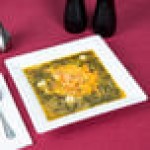 Libbey Slate 16 oz. Ultra Bright White Wide Rim Square Porcelain Soup Bowl - Sample Libbey Slate 16 oz. Ultra Bright White Wide Rim Square Porcelain Soup Bowl - Sample