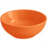 Acopa Capri 13 oz. Valencia Orange Stoneware Nappie Bowl - Sample
