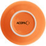 Acopa Capri 13 oz. Valencia Orange Stoneware Nappie Bowl - Sample