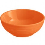 Acopa Capri 13 oz. Valencia Orange Stoneware Nappie Bowl - Sample
