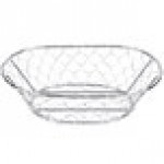 American Metalcraft WIR3 Oval Chrome Chicken Wire Basket - 9 1/2 American Metalcraft WIR3 Oval Chrome Chicken Wire Basket - 9 1/2
