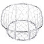 American Metalcraft WIR3 Oval Chrome Chicken Wire Basket - 9 1/2 American Metalcraft WIR3 Oval Chrome Chicken Wire Basket - 9 1/2