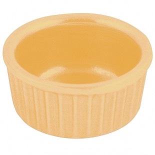 Bon Chef 9024 2 oz. Ginger Sandstone Finish Cast Aluminum Fluted Ramekin Bon Chef 9024 2 oz. Ginger Sandstone Finish Cast Aluminum Fluted Ramekin