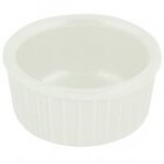 Bon Chef 9024 2 oz. Ginger Sandstone Finish Cast Aluminum Fluted Ramekin