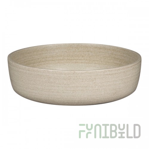 RAK Porcelain Rakstone Selva 77.29 oz. Gray Porcelain Bowl - 2/Case