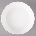 Bon Chef 1500001P Mid Century 72 oz. White Porcelain Bowl - 12/Pack