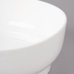 Bon Chef 1500001P Mid Century 72 oz. White Porcelain Bowl - 12/Pack