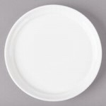 Bon Chef 1500001P Mid Century 72 oz. White Porcelain Bowl - 12/Pack