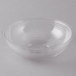 Cambro RSB8CW135 1.65 Qt. Clear Camwear® Round Ribbed Bowl