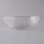 Cambro RSB8CW135 1.65 Qt. Clear Camwear® Round Ribbed Bowl