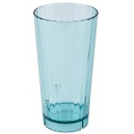 Cambro HT22CW196 Camwear® Huntington 22 oz. Azure Blue Customizable Polycarbonate Tumbler - 36/Case
