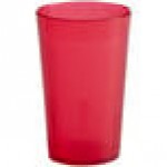 Choice 9 oz. Blue Plastic Paneled Tumbler - 12/Pack