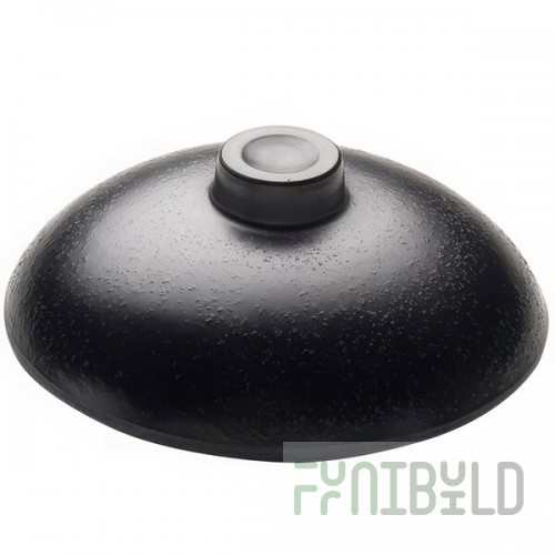 Elite Global Solutions JWC4004 Zen Black Lid for 9 oz. Soup Bowl - 6/Case