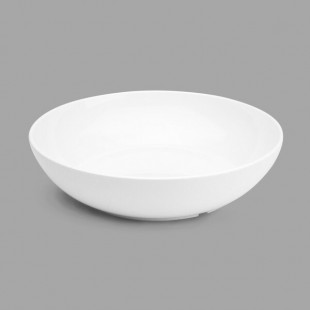 Delfin from Steelite International DFBRD13AS020 Pacific Rim White 144 oz. Round Melamine Bowl Delfin from Steelite International DFBRD13AS020 Pacific Rim White 144 oz. Round Melamine Bowl