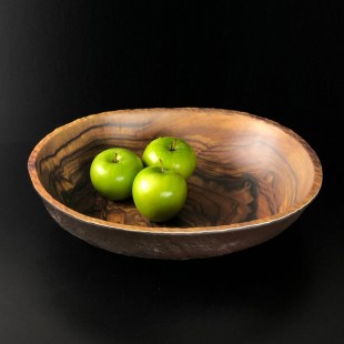 Elite Global Solutions M14123OV-SEQ Sequoia 5.1 Qt. Oval Wood Grain Melamine Serving Bowl Elite Global Solutions M14123OV-SEQ Sequoia 5.1 Qt. Oval Wood Grain Melamine Serving Bowl