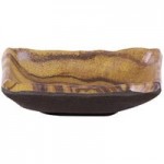 Elite Global Solutions M14123OV-SEQ Sequoia 5.1 Qt. Oval Wood Grain Melamine Serving Bowl