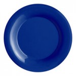 Acopa Foundations 4 oz. Blue Narrow Rim Melamine Fruit Dish - 12/Case