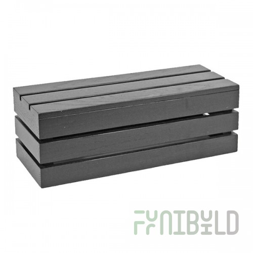 Cal-Mil 1943-7-96 Midnight Rectangle Crate Riser - 20