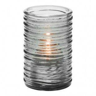 Hollowick Typhoon Smoke Glass Cylinder Tealight Lamp Hollowick Typhoon Smoke Glass Cylinder Tealight Lamp