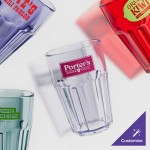 GET 9910-1-CL Bahama 10 oz. Clear Customizable SAN Plastic Tumbler - 72/Case GET 9910-1-CL Bahama 10 oz. Clear Customizable SAN Plastic Tumbler - 72/Case