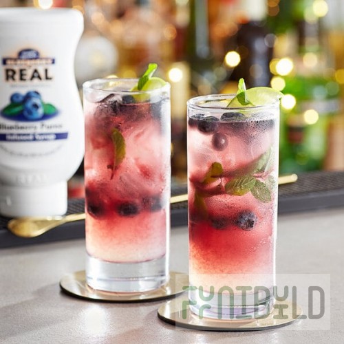 Real Blueberry Puree Infused Syrup 16.9 fl. oz. - 6/Case