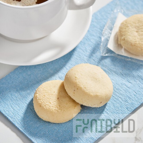 Elk Village Bakery 2-Count Individually Wrapped Vegan Vanilla Amaretti Cookie 1.34 oz. - 32/Case
