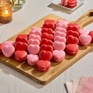 Macaron Centrale Heart Shape Macaron Variety Pack - 100/Case Macaron Centrale Heart Shape Macaron Variety Pack - 100/Case