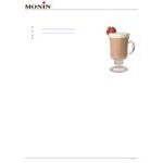 Monin Premium Wild Strawberry Flavoring Syrup 1 Liter - 4/Case