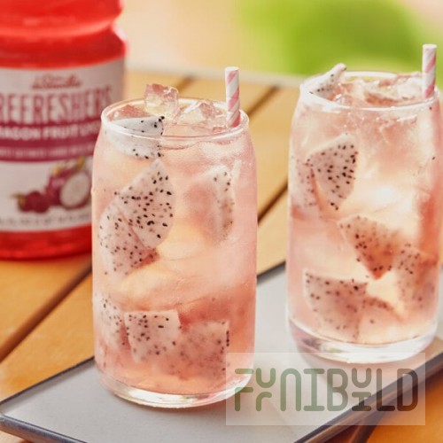 Dr. Smoothie Refreshers Dragon Fruit Lychee Refresher Beverage 1:1 Concentrate 46 fl. oz. - 6/Case