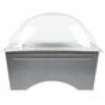 Sterno Full Size Silver Vein Fold Away Chafer with Clear Dome Cover and Full Size Pan Sterno Full Size Silver Vein Fold Away Chafer with Clear Dome Cover and Full Size Pan