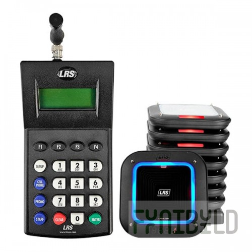 LRS Connect Pro Guest Paging System 15 Pager Kit with Connect Transmitter